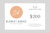 Gift Certificate - Blanket Babies